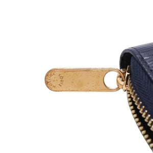 LOUIS VUITTON Zippy Wallet Long Wallet M83482 Navy Epi Leather Gold Hardware Used 4b013636