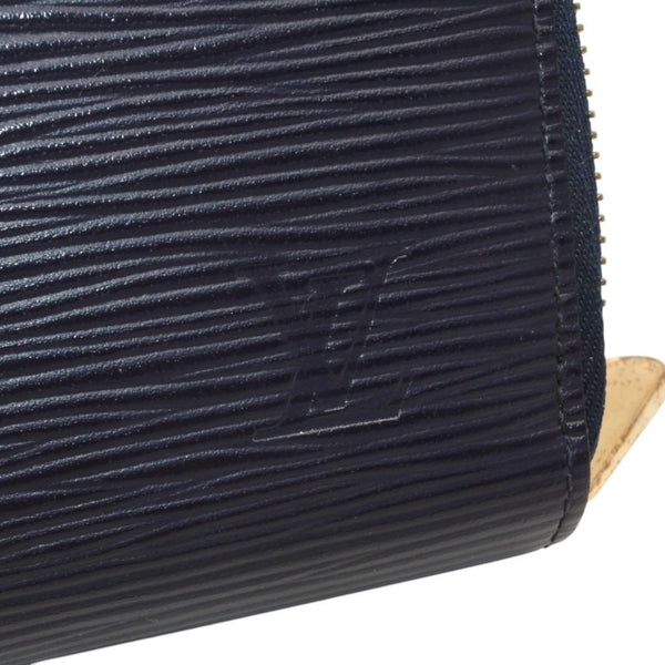 LOUIS VUITTON Zippy Wallet Long Wallet M83482 Navy Epi Leather Gold Hardware Used 4b013636