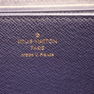 LOUIS VUITTON Zippy Wallet Long Wallet M83482 Navy Epi Leather Gold Hardware Used 4b013636