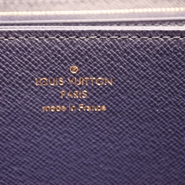 LOUIS VUITTON Zippy Wallet Long Wallet M83482 Navy Epi Leather Gold Hardware Used 4b013636