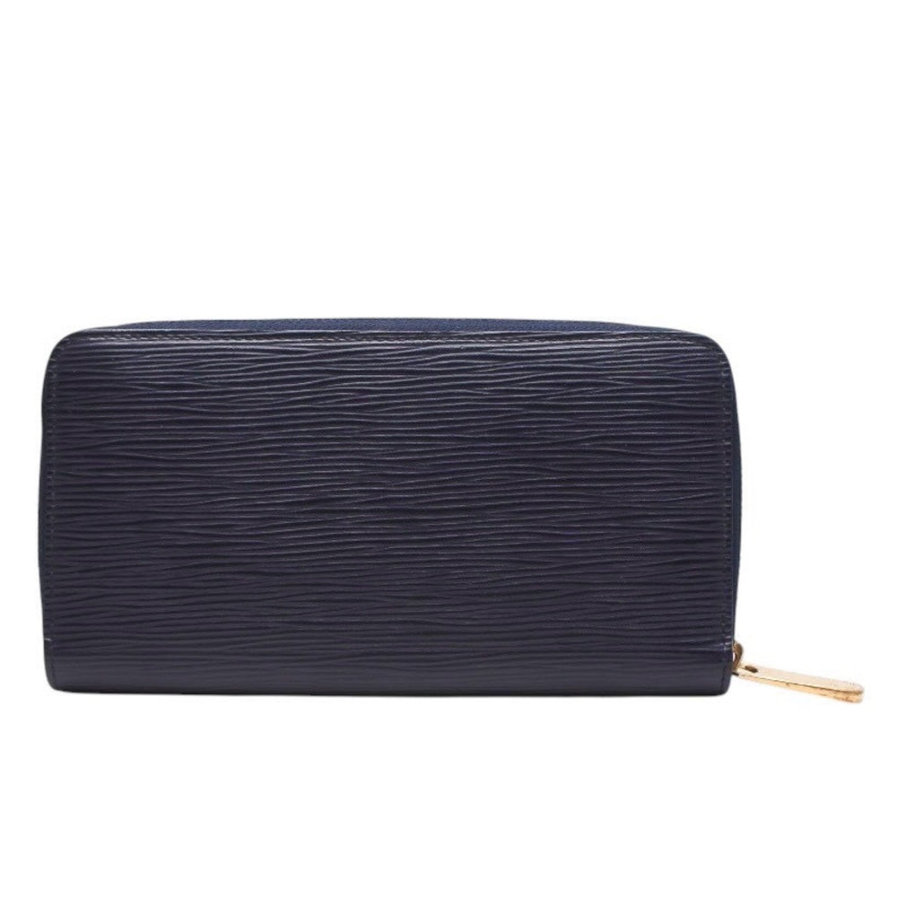 LOUIS VUITTON ルイヴィトン ジッピーウォレット 長財布 M83482 ネイビー エピレザー ゴールド金具 中古 4b013636