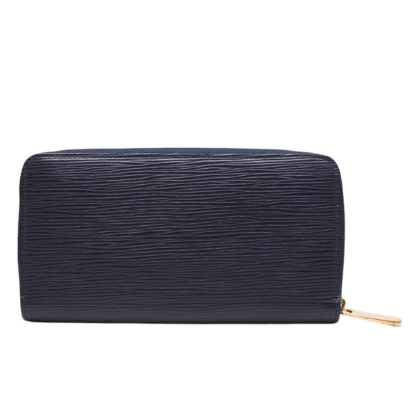 LOUIS VUITTON Zippy Wallet Long Wallet M83482 Navy Epi Leather Gold Hardware Used 4b013636