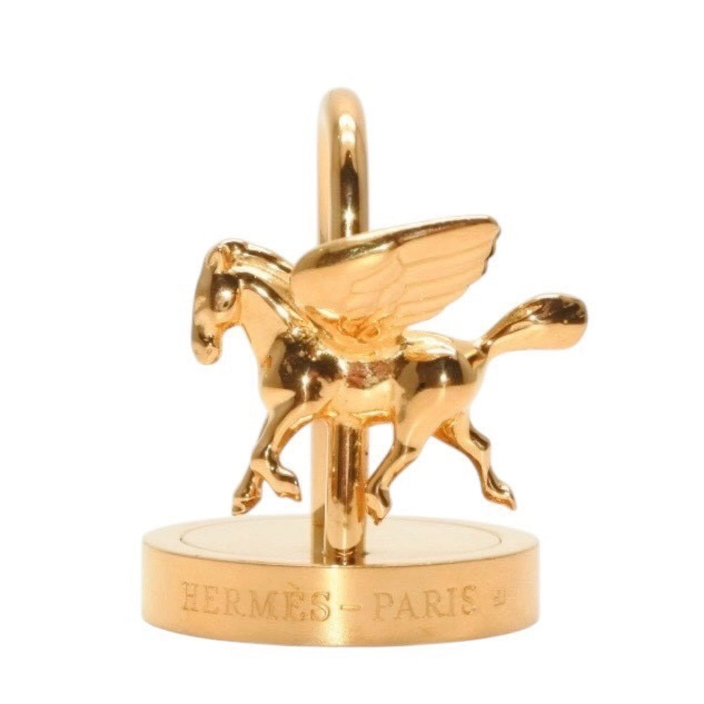 極美品 HERMES エルメス ANNEE DE LA DANSE アーネダンス カデナ 嘉手納 重量約28.25g GP メタル ゴールド 2007年限定 中古 4a000568