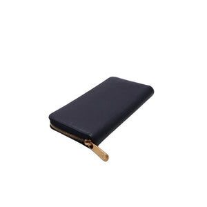 LOUIS VUITTON Zippy Wallet Long Wallet M83482 Navy Epi Leather Gold Hardware Used 4b013636