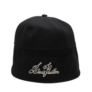 LouisVuitton Sailor Hat Hat M7499L NX1214 Made in Italy Cotton Navy White Good Condition Used 4a000024