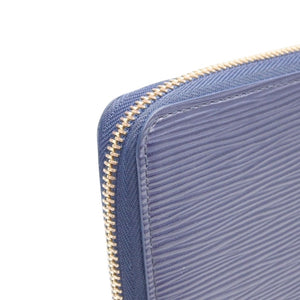 LOUIS VUITTON Zippy Wallet Long Wallet M83482 Navy Epi Leather Gold Hardware Used 4b013636