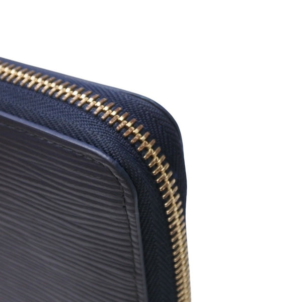LOUIS VUITTON Zippy Wallet Long Wallet M83482 Navy Epi Leather Gold Hardware Used 4b013636