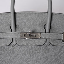 画像をギャラリービューアに読み込む, 極美品 HERMES エルメス バーキン25 ハンドバッグ X刻印 トゴ グリムエット シルバー金具 中古 4a000777