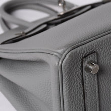 画像をギャラリービューアに読み込む, 極美品 HERMES エルメス バーキン25 ハンドバッグ X刻印 トゴ グリムエット シルバー金具 中古 4a000777