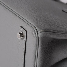 画像をギャラリービューアに読み込む, 極美品 HERMES エルメス バーキン25 ハンドバッグ X刻印 トゴ グリムエット シルバー金具 中古 4a000777