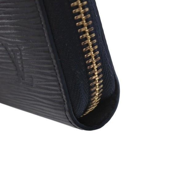 LOUIS VUITTON Zippy Wallet Long Wallet M83482 Navy Epi Leather Gold Hardware Used 4b013636