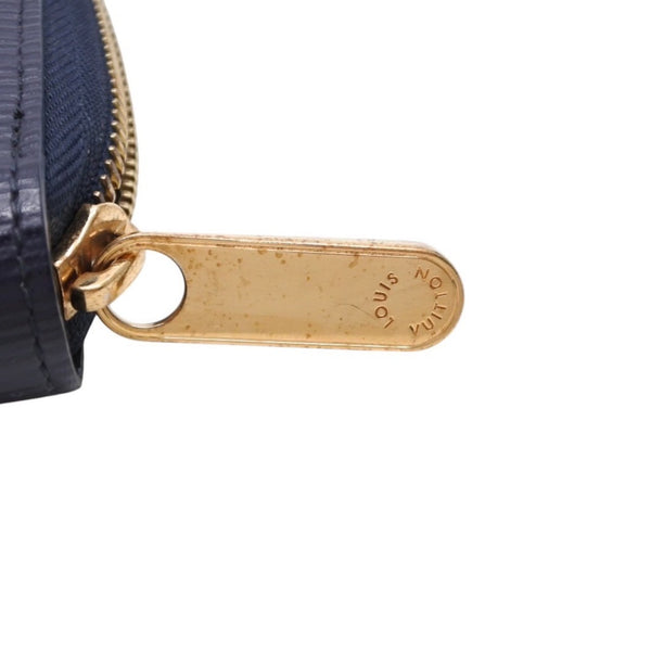 LOUIS VUITTON Zippy Wallet Long Wallet M83482 Navy Epi Leather Gold Hardware Used 4b013636