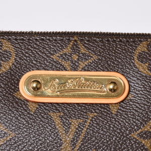 極美品 LOUIS VUITTON ルイヴィトン エヴァ ショルダーバッグ M95567 モノグラム ブラウン ゴールド金具 中古 4a000245