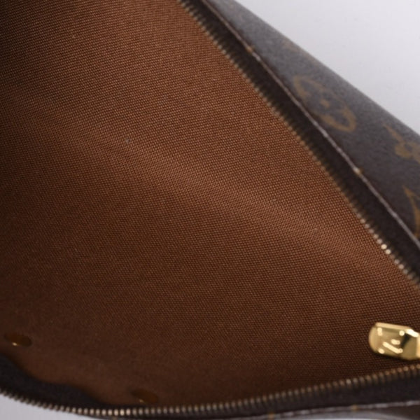 極美品 LOUIS VUITTON ルイヴィトン エヴァ ショルダーバッグ M95567 モノグラム ブラウン ゴールド金具 中古 4a000245