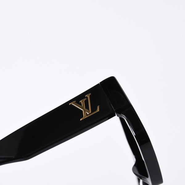 LOUIS VUITTON LV Crush Square Sunglasses Eyewear Z1579E Size 54□21 155 Black Good Condition Used 4a000319