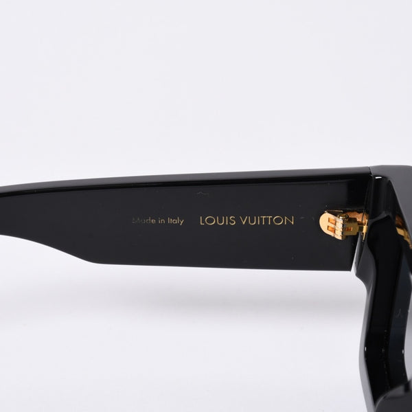 LOUIS VUITTON LV Crush Square Sunglasses Eyewear Z1579E Size 54□21 155 Black Good Condition Used 4a000319