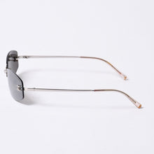 画像をギャラリービューアに読み込む, CHANEL シャネル Sunglasses サングラス リムレス ブラック シルバー 4002 ｃ.124/22 54□19 130 美品 中古 4a000115