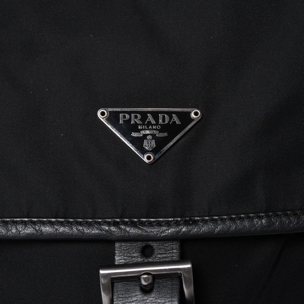 PRADA プラダ ワンショルダーバッグ チェーンショルダーバッグ BT0173 トライアングルロゴ ナイロン NERO ブラック 中古 4a000140