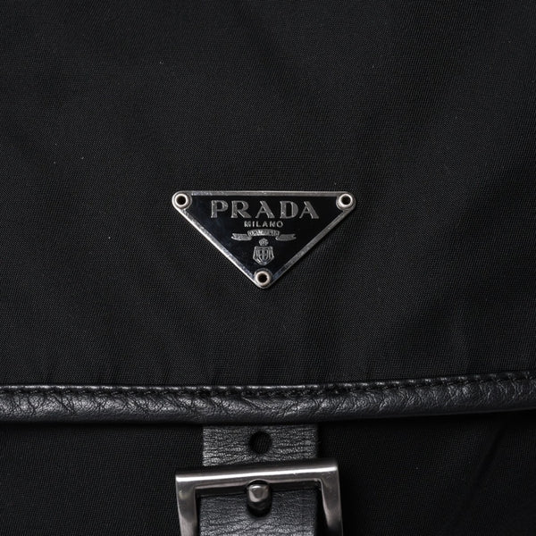 PRADA プラダ ワンショルダーバッグ チェーンショルダーバッグ BT0173 トライアングルロゴ ナイロン NERO ブラック 中古 4a000140