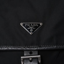 画像をギャラリービューアに読み込む, PRADA プラダ ワンショルダーバッグ チェーンショルダーバッグ BT0173 トライアングルロゴ ナイロン NERO ブラック 中古 4a000140