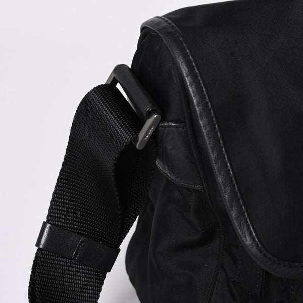PRADA プラダ ワンショルダーバッグ チェーンショルダーバッグ BT0173 トライアングルロゴ ナイロン NERO ブラック 中古 4a000140