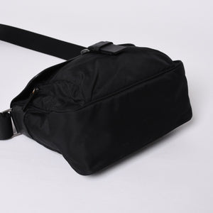 PRADA プラダ ワンショルダーバッグ チェーンショルダーバッグ BT0173 トライアングルロゴ ナイロン NERO ブラック 中古 4a000140