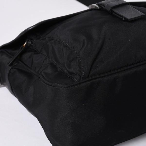PRADA プラダ ワンショルダーバッグ チェーンショルダーバッグ BT0173 トライアングルロゴ ナイロン NERO ブラック 中古 4a000140