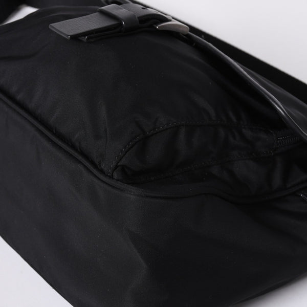 PRADA プラダ ワンショルダーバッグ チェーンショルダーバッグ BT0173 トライアングルロゴ ナイロン NERO ブラック 中古 4a000140