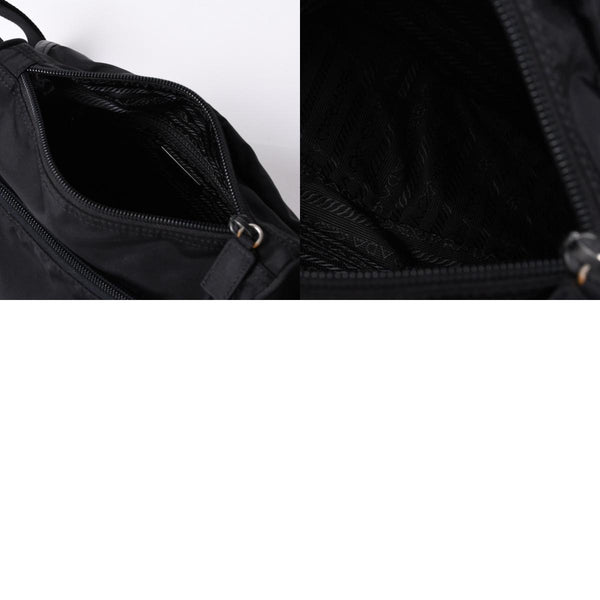 PRADA プラダ ワンショルダーバッグ チェーンショルダーバッグ BT0173 トライアングルロゴ ナイロン NERO ブラック 中古 4a000140