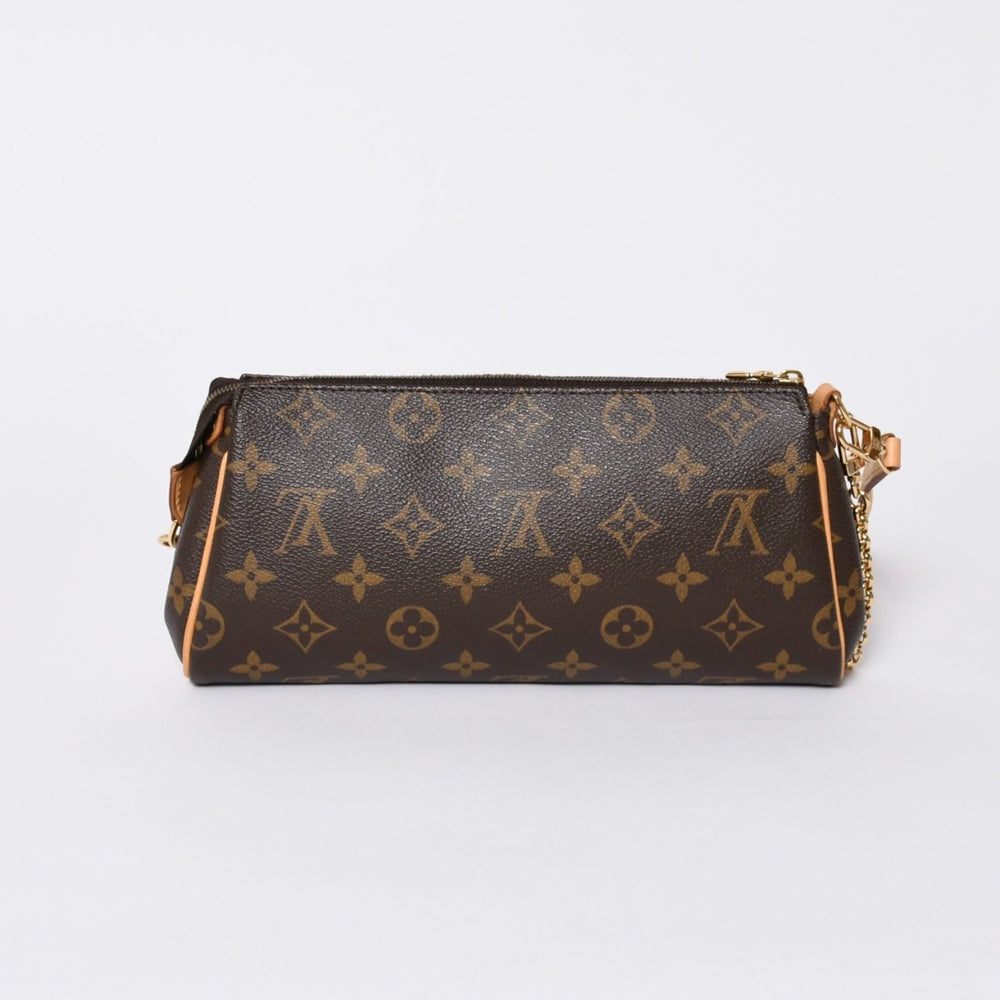 極美品 LOUIS VUITTON ルイヴィトン エヴァ ショルダーバッグ M95567 モノグラム ブラウン ゴールド金具 中古 4a000245