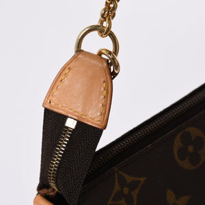 極美品 LOUIS VUITTON ルイヴィトン エヴァ ショルダーバッグ M95567 モノグラム ブラウン ゴールド金具 中古 4a000245