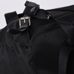 PRADA プラダ スタッズ付きナイロン リュックサック バックパック ブラック シルバー金具 美品 中古 4a000251