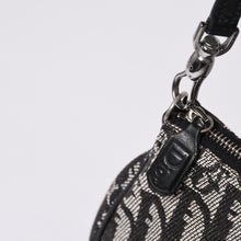 画像をギャラリービューアに読み込む, Christian Dior クリスチャンディオール トロッター サドルバッグ ワンショルダーバッグ サドルポーチ MC1012 ブラック 美品 中古 4a000774