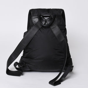 BALENCIAGA CLASSIC TRAVELER BACKPACK 387285 Nylon Black Good Condition Used 4a000147