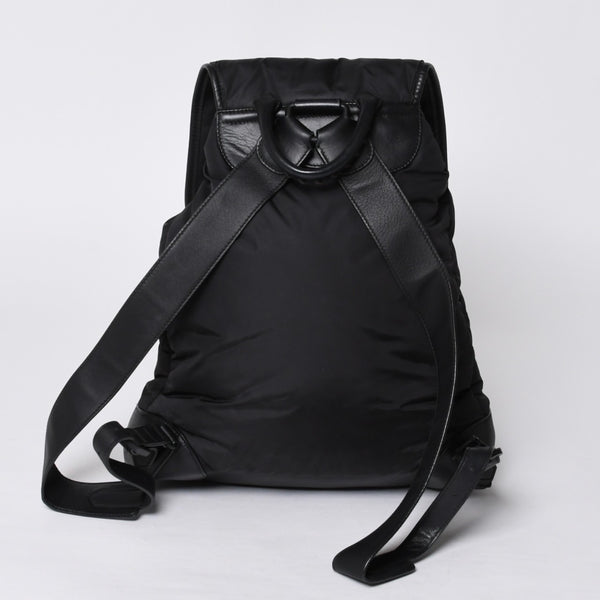 BALENCIAGA CLASSIC TRAVELER BACKPACK 387285 Nylon Black Good Condition Used 4a000147