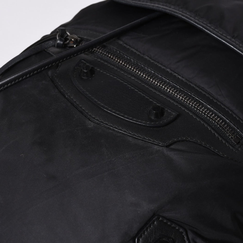 BALENCIAGA CLASSIC TRAVELER BACKPACK 387285 Nylon Black Good Condition Used 4a000147