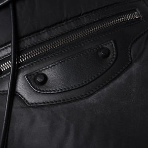BALENCIAGA CLASSIC TRAVELER BACKPACK 387285 Nylon Black Good Condition Used 4a000147