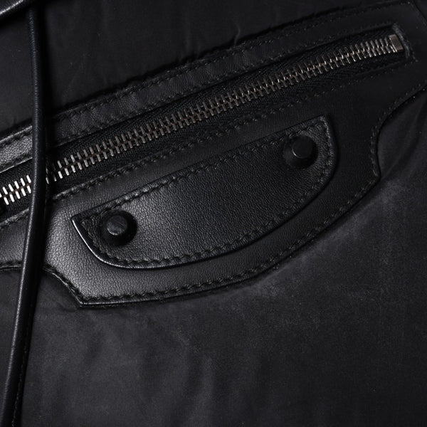 BALENCIAGA CLASSIC TRAVELER BACKPACK 387285 Nylon Black Good Condition Used 4a000147