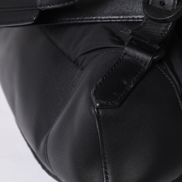 BALENCIAGA CLASSIC TRAVELER BACKPACK 387285 Nylon Black Good Condition Used 4a000147