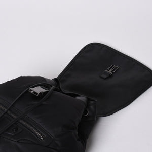 BALENCIAGA CLASSIC TRAVELER BACKPACK 387285 Nylon Black Good Condition Used 4a000147