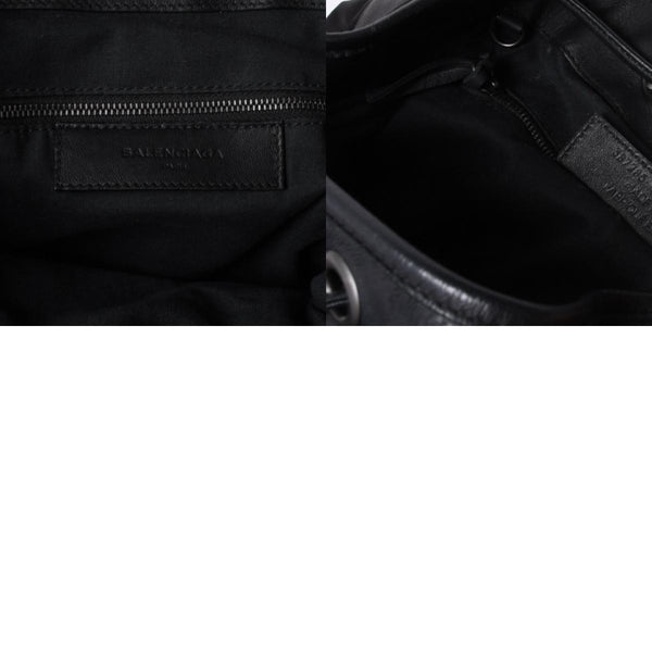 BALENCIAGA CLASSIC TRAVELER BACKPACK 387285 Nylon Black Good Condition Used 4a000147
