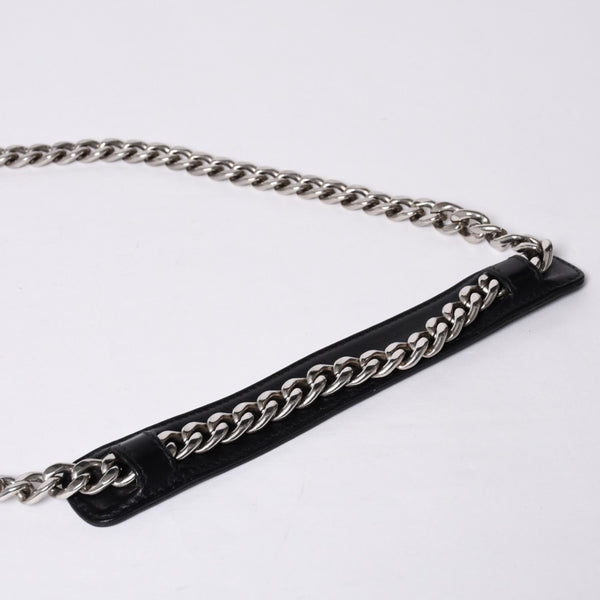 PRADA プラダ チェーンフラップ ダイアグラム キルティングレザー ミディアム ショルダーバッグ 美品 中古 4a000772