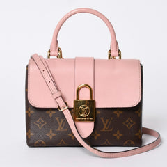 LOUIS VUITTON Rocky BB Handbag M44080 Monogram Rose Poudre Pink Brown Good Condition Used 4a000252