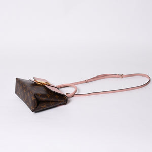 LOUIS VUITTON Rocky BB Handbag M44080 Monogram Rose Poudre Pink Brown Good Condition Used 4a000252