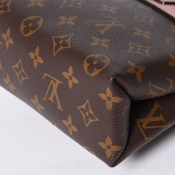 LOUIS VUITTON Rocky BB Handbag M44080 Monogram Rose Poudre Pink Brown Good Condition Used 4a000252