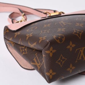 LOUIS VUITTON Rocky BB Handbag M44080 Monogram Rose Poudre Pink Brown Good Condition Used 4a000252