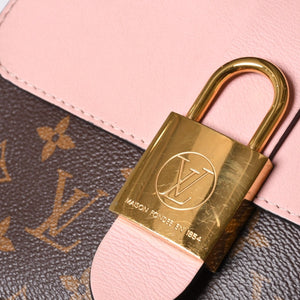 LOUIS VUITTON Rocky BB Handbag M44080 Monogram Rose Poudre Pink Brown Good Condition Used 4a000252