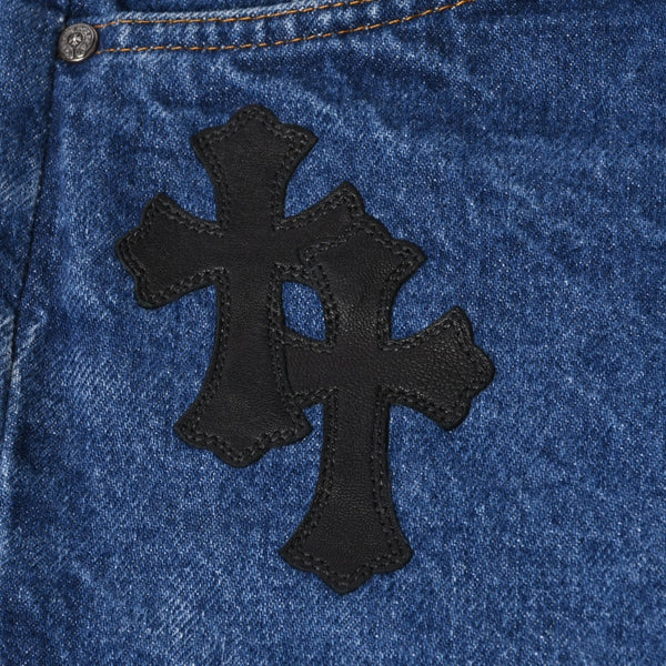 Very good condition CHROME HEARTS × Levi's 517 Levi's 517 Cemetery Cross Patch Denim Pants Jeans Size 36 20 Patch Used 4a000553