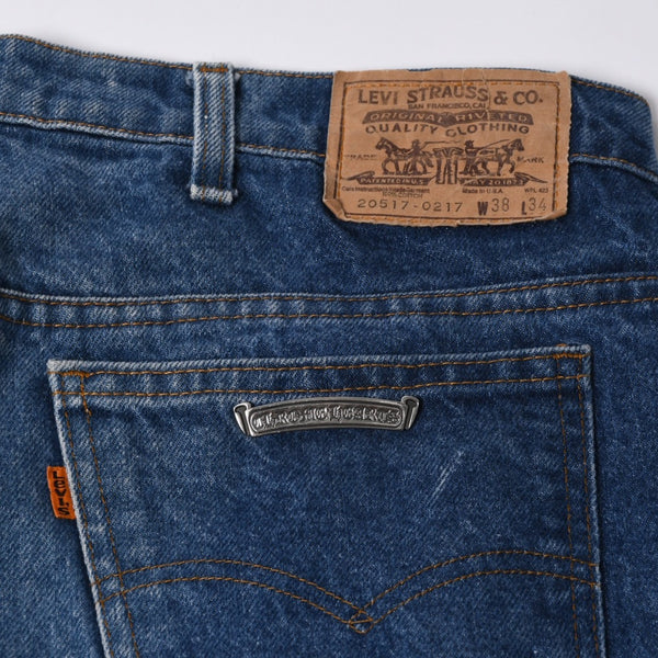 Very good condition CHROME HEARTS × Levi's 517 Levi's 517 Cemetery Cross Patch Denim Pants Jeans Size 36 20 Patch Used 4a000553