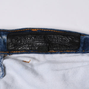 Very good condition CHROME HEARTS × Levi's 517 Levi's 517 Cemetery Cross Patch Denim Pants Jeans Size 36 20 Patch Used 4a000553